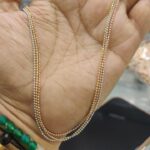 Elegant Tricolor Ball Chain Necklace – Gold, Silver & Rose Finish