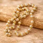 Elegant Gold Sparkle Beaded Chain