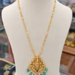 Gold Plated Balaji & Padmavathi Devi Pendant with Chain