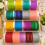 Premium Quality Raindrop Glass Bangles – 30 Colours Available