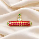 Ruby Green Stone CZ Designer Pendant